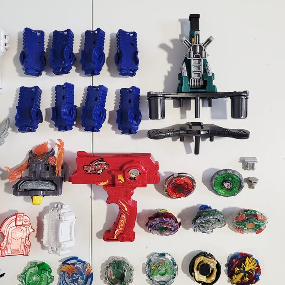 Beyblades Line Ratchet Forgr Disc Performance Tip Launcher Replacement Parts Lot - Picture 2 of 5